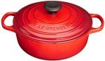 Le Creuset Signature Round Wide 3-1/2-Quart Dutch Oven, Cherry