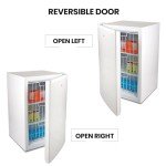 Koolatron Upright Deep freezer – 3 Wire Baskets, Garage Ready, Meat Storage, Manual Defrost, Space Saving, Congelador For Home, Apartment, Basement, Dorm, Room, 3.1 Cubic Feet Capacity White