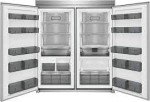 Frigidaire Professional Column Refrigerator & Freezer Set with FPFU19F8WF 33 Inch Freezer and FPRU19F8WF 33 Inch Refrigerator