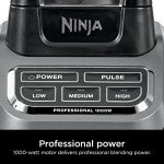 Ninja BL610 Professional 72 Oz Countertop Blender with 1000-Watt Base and Total Crushing Technology for-Smoothies, Ice and Frozen Fruit, Black
