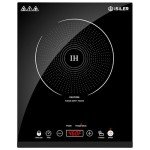 Portable Induction Cooktop, iSiLER 1800W Sensor Touch Electric Induction Cooker Hot Plate with Kids Safety Lock, 6.7" Heating Coil, 18 Power 17 Temperature Setting Countertop Burner with Timer