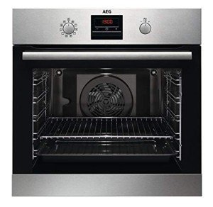 AEG BPS33102ZM Built-in Oven with Pyrolytic Self-Cleaning/Grill Function/Display with Clock/Child Lock