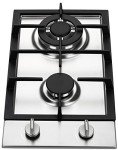 Ramblewood GC2-37P (LPG/Propane Gas) high efficiency 2 burner gas cooktop, ETL Safety Certified..