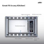 Summit 24” Over The Range Microwave, 0.9 cu.ft. Built In Microwave, Stainless Steel- OTR24
