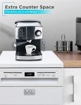 BLACK+DECKER 18” Portable Dishwasher, Compact Dish Washer with 8-Place Setting Capacity, Stainless Steel Tub, 6 Wash Programs, Worktop Space, Mobile Dishwasher with Casters, Faucet Connect, White