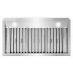 COSMO COS-QS90 36 in. Haven Collection 500 CFM Ducted Under Cabinet Range Hood, Touch Controls, LED Lights, Stainless Steel