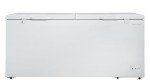 Hamilton Beach HBFRF2129 21 cu ft Double Door LID Garage-Ready Chest Freezer-White, Vinyl-Coated Baskets, Space-Saving Flat Back, Stay-Open, Front-Access Drain, for Storage, Hunting, Large Family