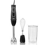 Braun MultiQuick 5 Immersion Hand Blender with Dual Speed + Turbo and Patented Technology, 350W - Includes Beaker and Whisk, Black, MQ505