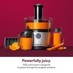 NutriBullet Juicer Pro Centrifugal Juicer Machine for Fruit, Vegetables, and Food Prep, 27 Ounces/1.5 Liters, 1000 Watts, Silver, NBJ50200