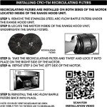 Cosmo Range Hood Filter Genuine Charcoal Filter (CFK1-TM)