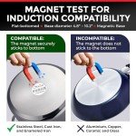 Mueller RapidTherm Portable Induction Cooktop, 1800W Hot Plate Electric Stove Top Burner. 8 Temp Levels, Auto-Off & Pot Detection, LED Display, Child Lock, 4 Programs, Burners for Cooking