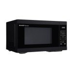 SHARP SMC1161KB Oven with Removable 12.4" Carousel Turntable, Cubic Feet, 1000 Watt Countertop Microwave, 1.1 CuFt, Black