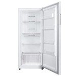 Hamilton Beach HZ8971 17 cu ft Upright Convertible Fridge/Freezer-Frost Free-Reversible Door-Removable Glass Shelves-LED Interior Light, White