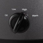 Crock-Pot 7-Quart Manual Slow Cooker, Charcoal