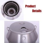 TECHTONGDA Duck Roaster Charcoal Roast Duck Cooker, Stainless Steel BBQ Roast Turkey with Temperature Display for Restaurant Home Use