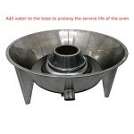 TECHTONGDA Duck Roaster Charcoal Roast Duck Cooker, Stainless Steel BBQ Roast Turkey with Temperature Display for Restaurant Home Use
