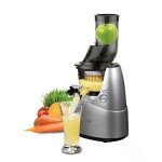 Kuvings Whole Slow Juicer B6000S - Higher Nutrients and Vitamins, BPA-Free Components, Easy to Clean, Ultra Efficient 240W, 60RPMs, Includes Blank Strainer-Silver 17.5" X 10.06" X 14"