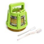 Kuvings Whole Slow Juicer B6000S - Higher Nutrients and Vitamins, BPA-Free Components, Easy to Clean, Ultra Efficient 240W, 60RPMs, Includes Blank Strainer-Silver 17.5" X 10.06" X 14"