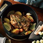 Vermicula NBG26R Cast Enameled Pot, 10.2 inches (26 cm), Natural Beige, Waterless Cooking, Exclusive Recipe Book Included, Oven Pot Round