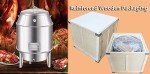 INTSUPERMAI Charcoal Chicken Duck Roaster Grill Oven Cooker BBQ Roast Turkey Kitchen Beijing Roast Duck 2Lb duck once can be roasted 15-18 sets
