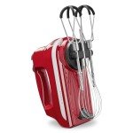 KitchenAid 6 Speed Hand Mixer with Flex Edge Beaters - KHM6118, Empire Red