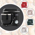 Kitchen in the Box Stand Mixer, 3.5QT Two Bowls Small Kitchen Electric Mixer, 10-Speed Portable Lightweight Matte Finish with Egg Whisk, Dough Hook, Beater (Onyx Black, 3.5QT)