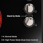 AMZCHEF 30 Inch Electric Cooktop 4 Burners, Upgraded 6700W Knob Control Built-in Ceramic Cooktop,Electric StoveTop,9 Heating Level,Hot Surface Indicator, 220V~240V,Hard Wire(No Plug)