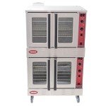 Kratos Commercial Convection Oven - Full Size Double Stack Oven for Restaurants, 108,000 BTU, Natural Gas Powered (29Y-049)