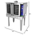 Commercial Convection Oven, 240V Single Phase, 10,000Watt, Single Deck, Four Legs, Restaurant Kitchen Bakery COE1