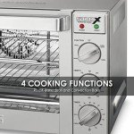 Waring Commercial WCO500X Half Size Pan Convection Oven, 120V, 5-15 Phase Plug, Steel