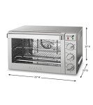 Waring Commercial WCO500X Half Size Pan Convection Oven, 120V, 5-15 Phase Plug, Steel