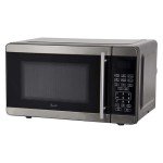 Avanti MT7V3S Microwave Oven 700-Watts Compact with 6 Pre Cooking Settings, Speed Defrost, Electronic Control Panel and Glass Turntable, 0.7-Cu.Ft, Metallic