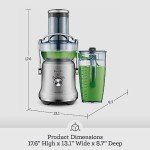 Breville BJE530BSS Juice Fountain Cold Plus, 70 oz, Brushed Stainless Steel