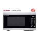 SHARP SMC1162KS Countertop Microwave Oven with Removable 12.4" Carousel Turntable, Orville Redenbacher's Certified, 1.1 Cubic Feet CuFt, Stainless Steel