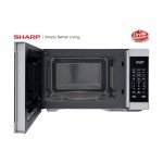 SHARP SMC1162KS Countertop Microwave Oven with Removable 12.4" Carousel Turntable, Orville Redenbacher's Certified, 1.1 Cubic Feet CuFt, Stainless Steel