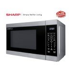 SHARP SMC1162KS Countertop Microwave Oven with Removable 12.4" Carousel Turntable, Orville Redenbacher's Certified, 1.1 Cubic Feet CuFt, Stainless Steel