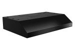 Broan-NuTone BCSD130BL Glacier 30-inch Under-Cabinet 4-Way Convertible Range Hood with 2-Speed Exhaust Fan and Light, Black
