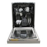 Magic Clean MCDW24SI Dishwasher 24-Inch Built in with 3 Wash Options and Automatic Cycles, Stainless Steel Construction with Electronic Control LED Display, Low Noise Rating, Metallic