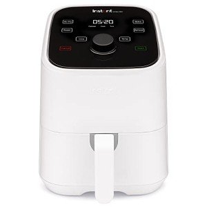 Instant Pot Vortex 2QT Mini Air Fryer,Small Air fryer that Crisps,Reheats, Bakes, Roasts for Quick Easy Meals,Includes over 100 In-App Recipes,is Dishwasher-Safe,from the Makers of Instant Pot, White