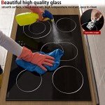 Noxton Electric Cooktop 30 Inch 5 Burners Electric Stove Top, Built-in Electric Radiant Ceramic Cooktop with Sensor Touch Control, Child Safety Lock, Timer, Pause, 8400W with Hard Wire for 220V~240V