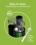 Easy to Clean Juicer Machines, SiFENE 3" Big Mouth Centrifugal Juicer Extractor for Fruits & Vegetables, Compact Juicing Maker, Non-BPA (Green)