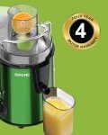 Easy to Clean Juicer Machines, SiFENE 3" Big Mouth Centrifugal Juicer Extractor for Fruits & Vegetables, Compact Juicing Maker, Non-BPA (Green)