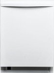 Kenmore 24" Built-In Stainless Steel Tub Dishwasher with EasyFlex 3rd Rack, SmartWash, UltraWash Plus, TurboDry, and MoreSpace Adjustable Rack, Energy Star Certified, White