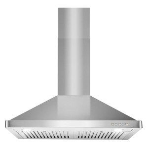 COSMO COS-63175 30 in. Vista Collection 380 CFM Ducted Wall Mount Range Hood, Button Controls, LED Lights, Stainless Steel