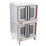 Kratos Commercial Convection Oven - Full Size Double Stack Oven for Restaurants, 108,000 BTU, Liquid Propane Powered (29Y-050)