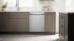 Kenmore 24" Built-In Stainless Steel Tub Dishwasher with EasyFlex 3rd Rack, SmartWash, UltraWash Plus, TurboDry, and Adjustable Rack, Energy Star Certified, Fingerprint Resistant Stainless Steel