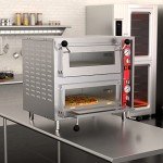 Krollen Industrial KPO-18-DD Double Deck Countertop Pizza/Bakery Oven with Two Independent Chambers - 3200W, 240V
