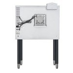 KoolMore 38 in. Full-Size Single Deck Commercial Natural Gas Convection Oven 54,000 BTU With Casters in Stainless-Steel (KM-CCO54-NGC)