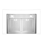 COSMO COS-668WRCS75 30 in. Vista Collection 380 CFM Ducted Wall Mount Range Hood, Touch Controls, LED Lights, Stainless Steel