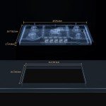 Empava 36" Recessed Gas Stove Cooktop with 5 Italy SABAF Sealed Burner NG/LPG Convertible in Stainless Steel